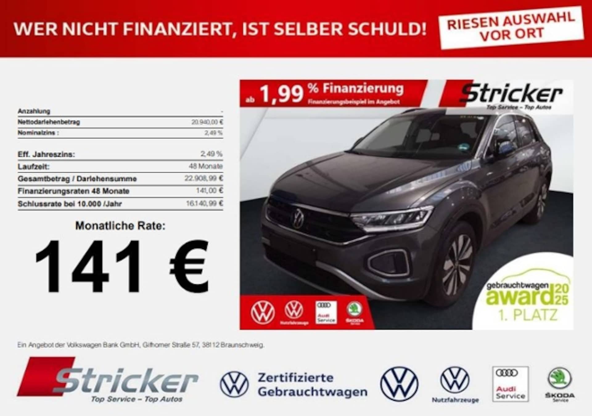 Volkswagen T-Roc Life