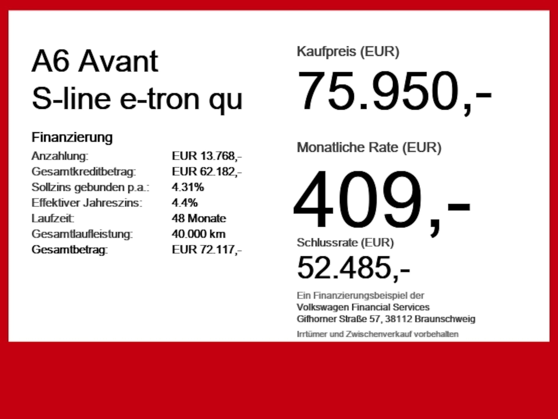Audi A6 Avant e-tron
