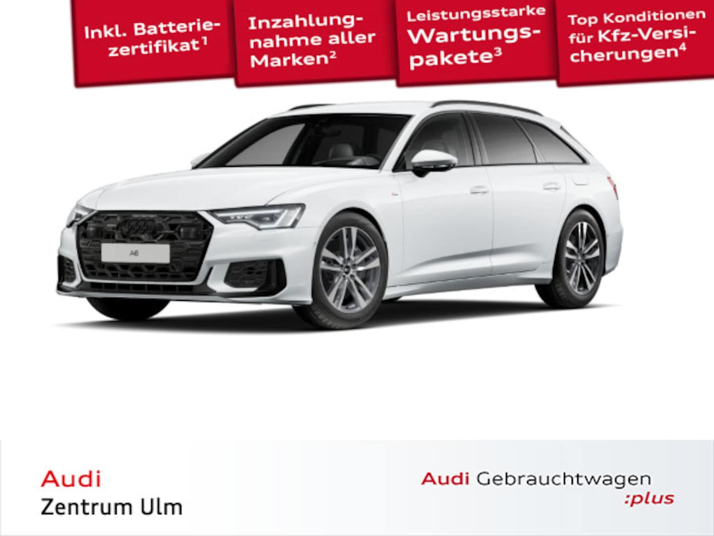Bild über Audi A6 Avant TFSI e S line 50 TFSI e quattro S tronic - für weitere Informationen kontaktieren Sie den Audi Partner
