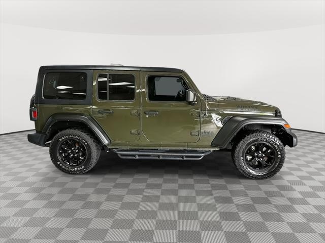 Used 2021 Jeep Wrangler Unlimited Willys with VIN 1C4HJXDG7MW737571 for sale in Brooklyn, NY
