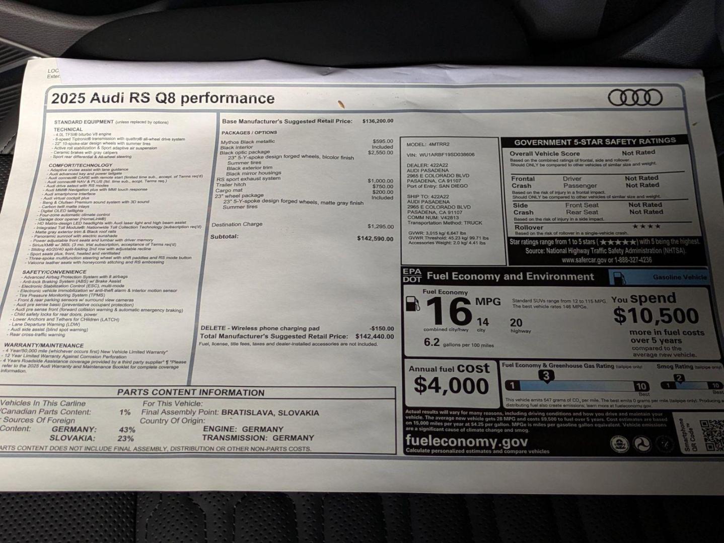 2025 Audi RS Q8 Base - Photo 18
