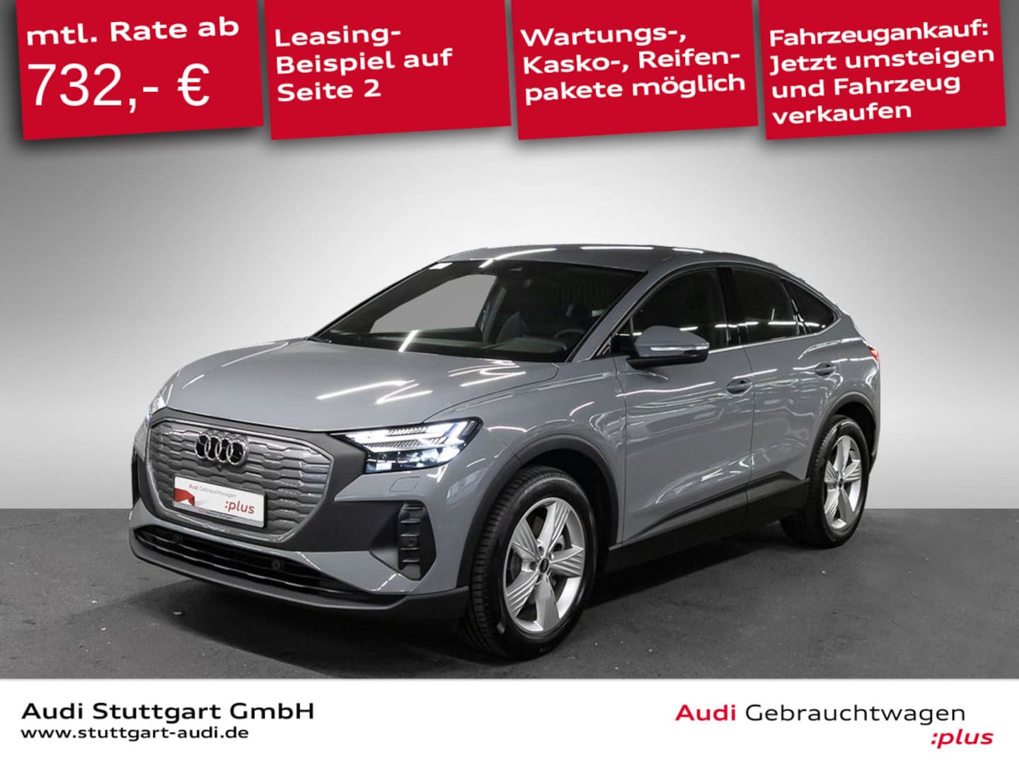 Bild über Audi Q4 Sportback e-tron 40 e-tron - für weitere Informationen kontaktieren Sie den Audi Partner