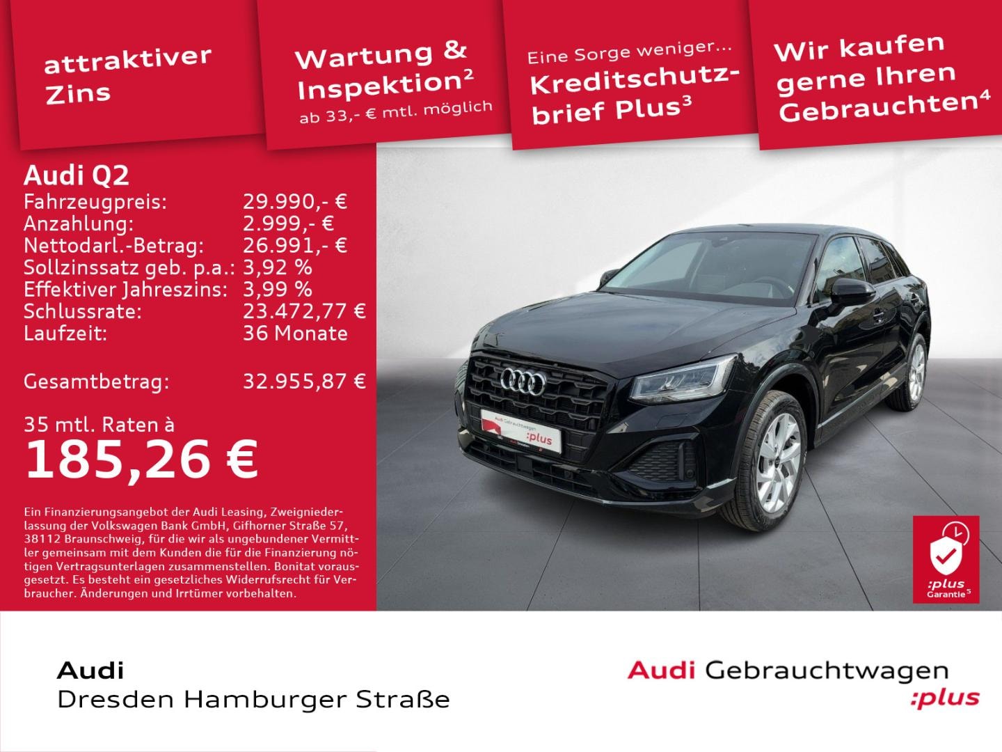 Bild über Audi Q2 advanced 35 TFSI S tronic - für weitere Informationen kontaktieren Sie den Audi Partner