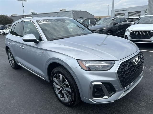 Used 2022 Audi Q5 Premium Plus with VIN WA1EAAFY3N2074167 for sale in Plains Township, PA
