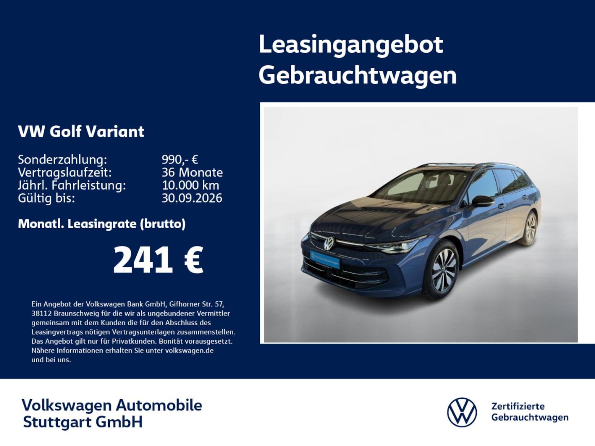 Volkswagen Golf Variant Goal