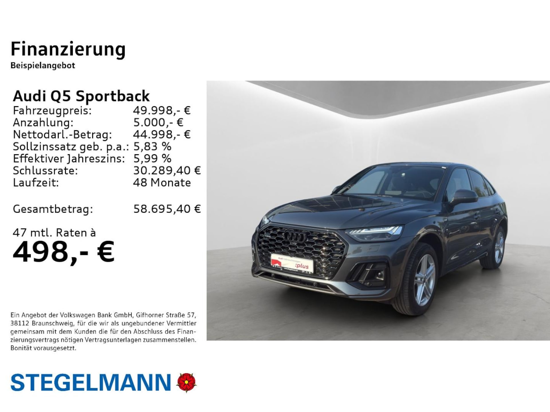 Audi Q5 Sportback S line
