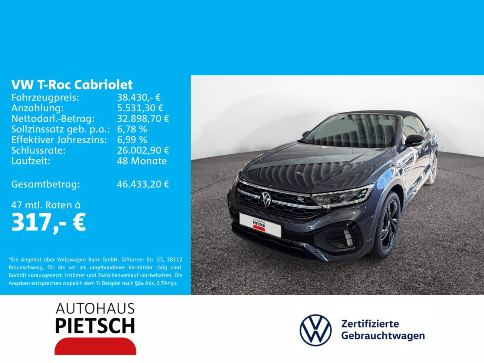 Volkswagen T-Roc Cabriolet – Bild 2