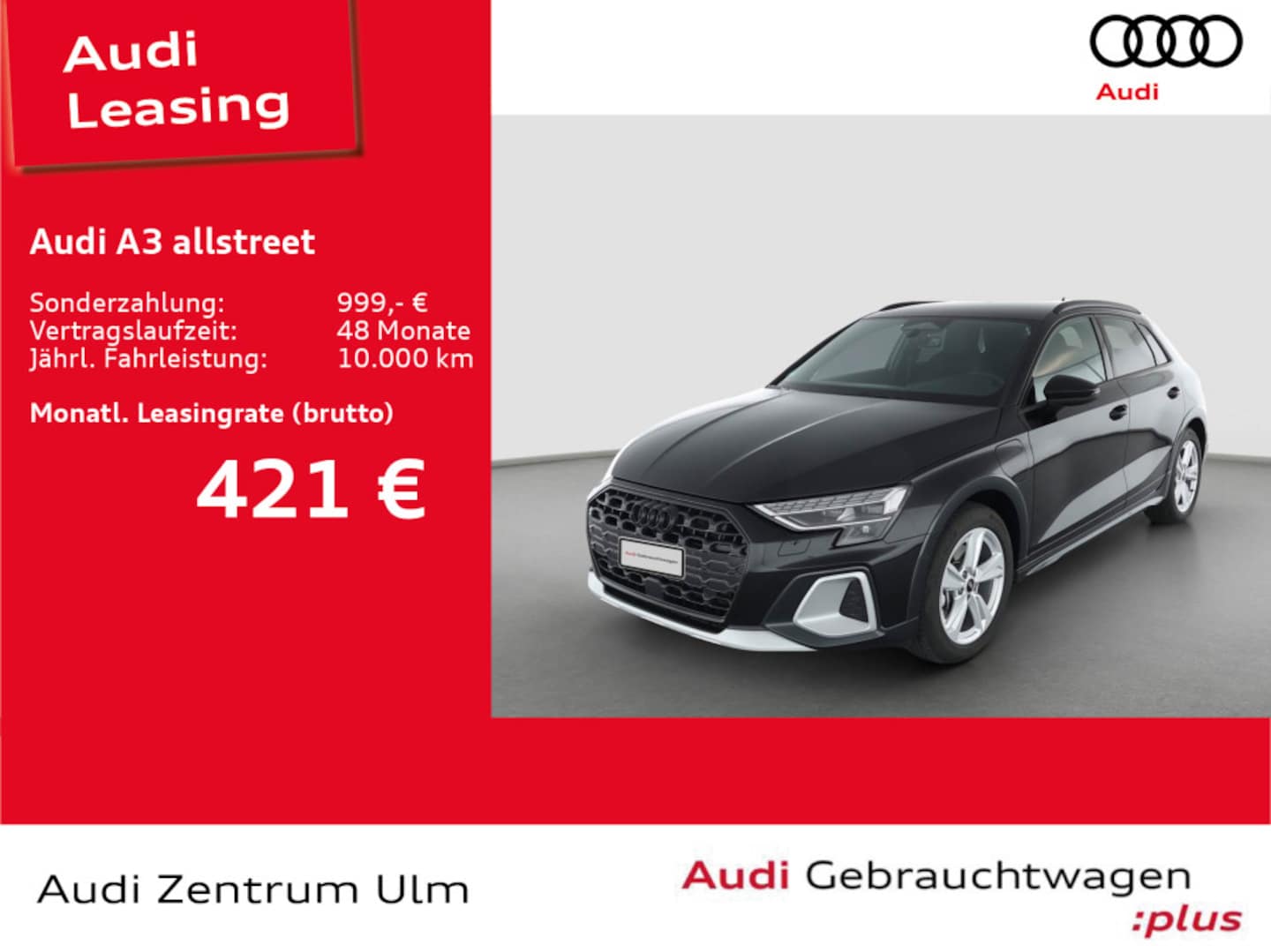 Bild über Audi A3 allstreet TFSI e TFSI e 150 kW S tronic - für weitere Informationen kontaktieren Sie den Audi Partner