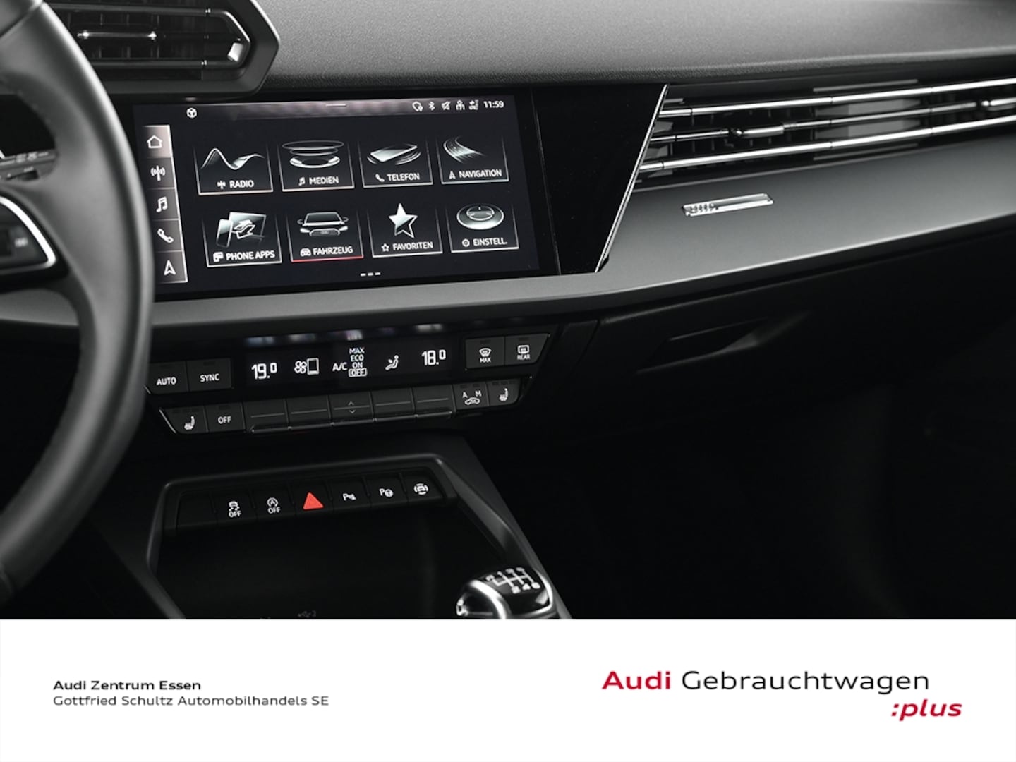 Bild über Audi A3 Sportback advanced 35 TFSI Schaltgetriebe - für weitere Informationen kontaktieren Sie den Audi Partner