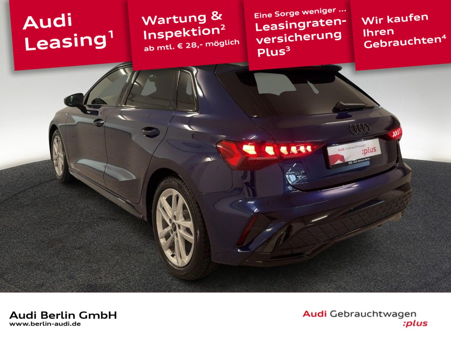Bild über Audi A3 Sportback S line TFSI 110 kW S tronic - für weitere Informationen kontaktieren Sie den Audi Partner
