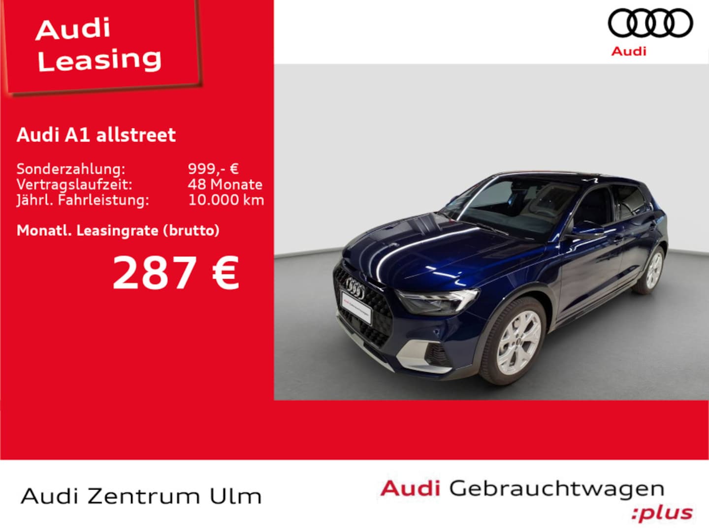 Bild über Audi A1 allstreet 30 TFSI Schaltgetriebe - für weitere Informationen kontaktieren Sie den Audi Partner