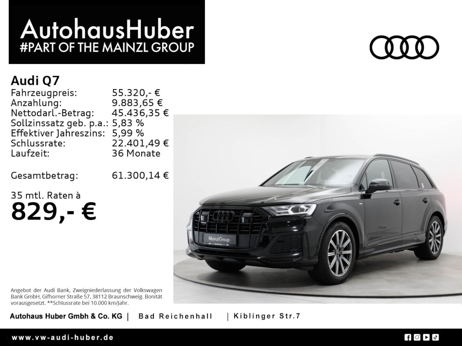 Audi Q7 SUV S line