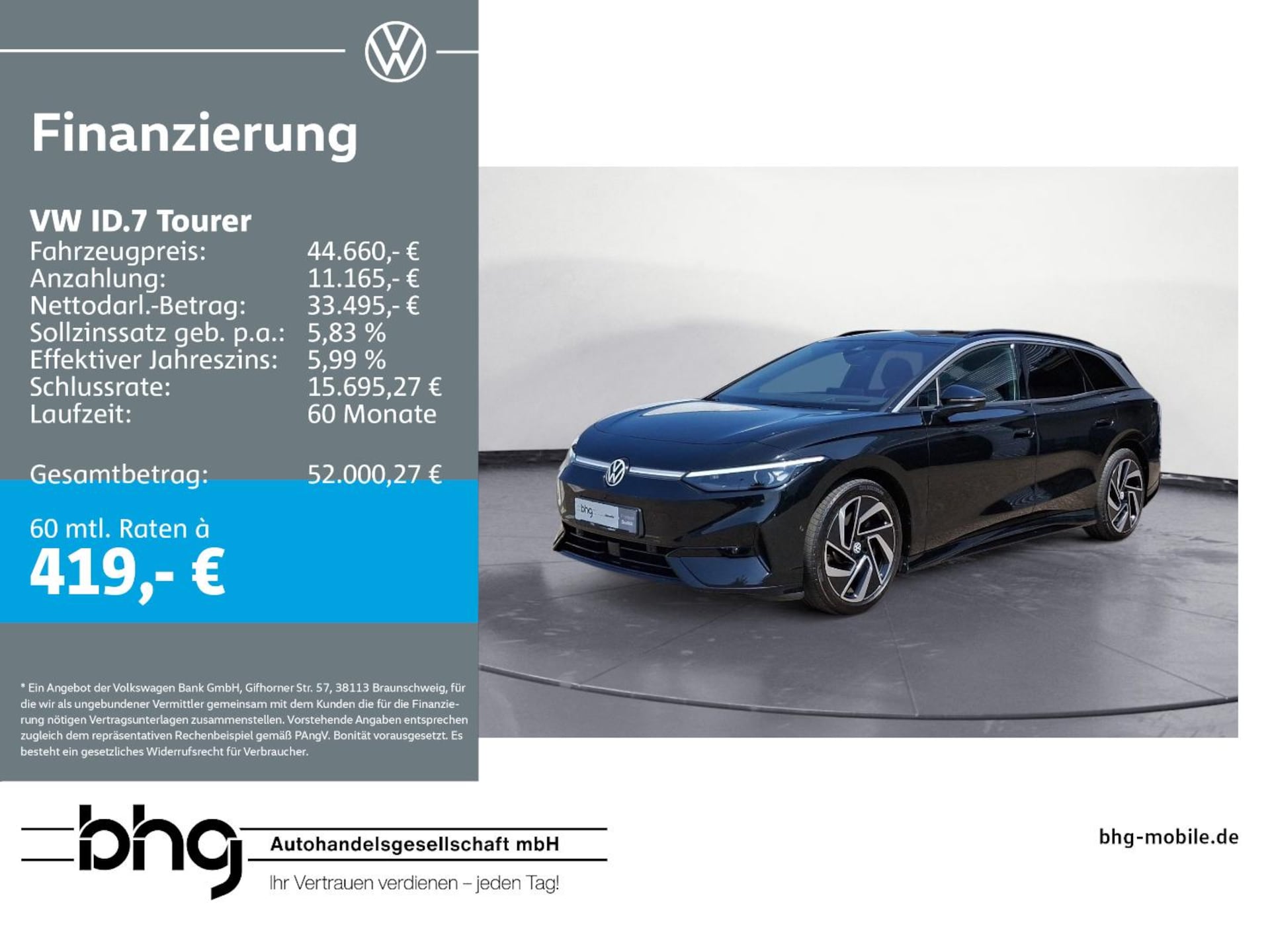 Volkswagen ID.7 Tourer Pro