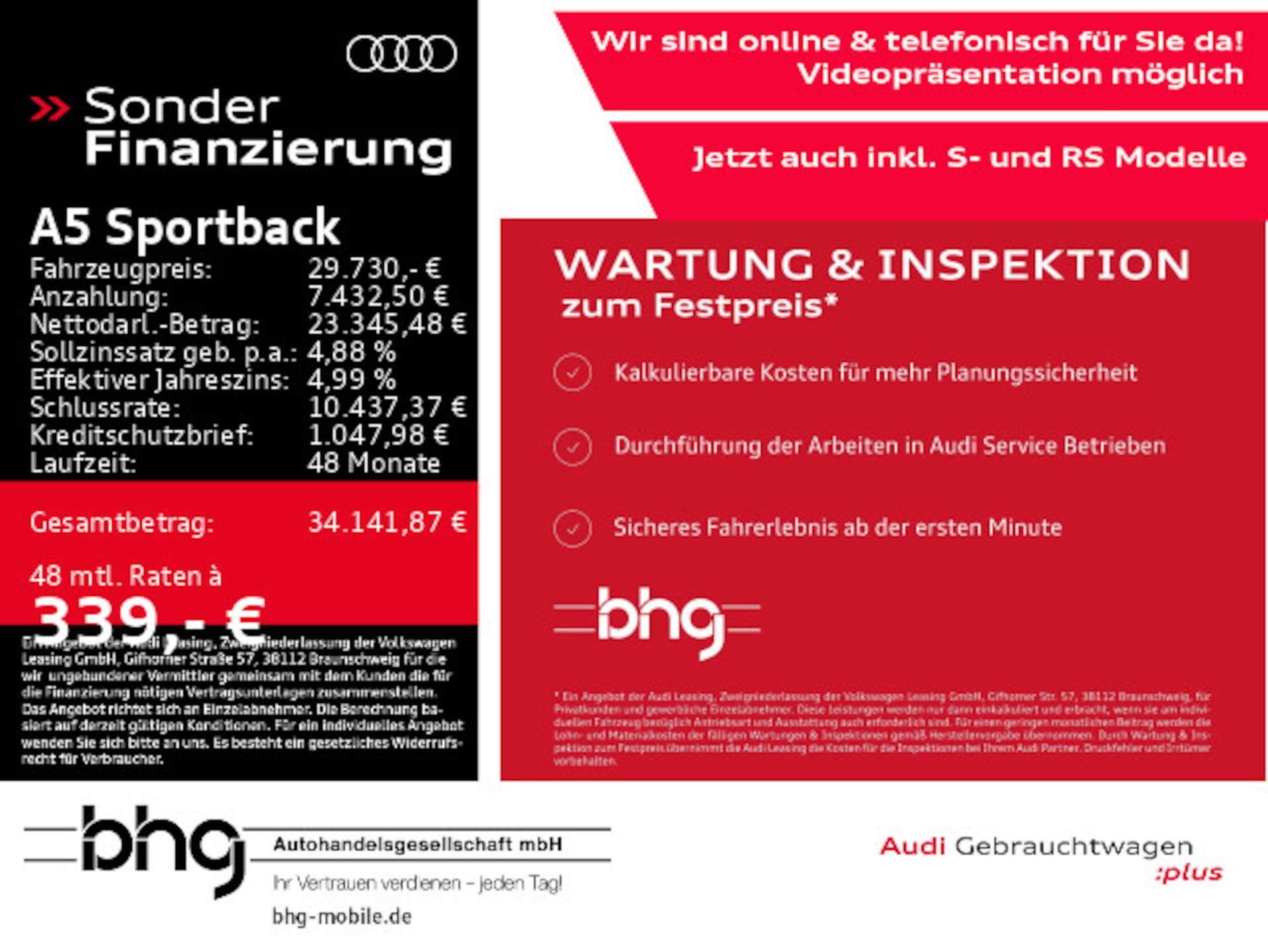 Audi A5 Sportback Advanced