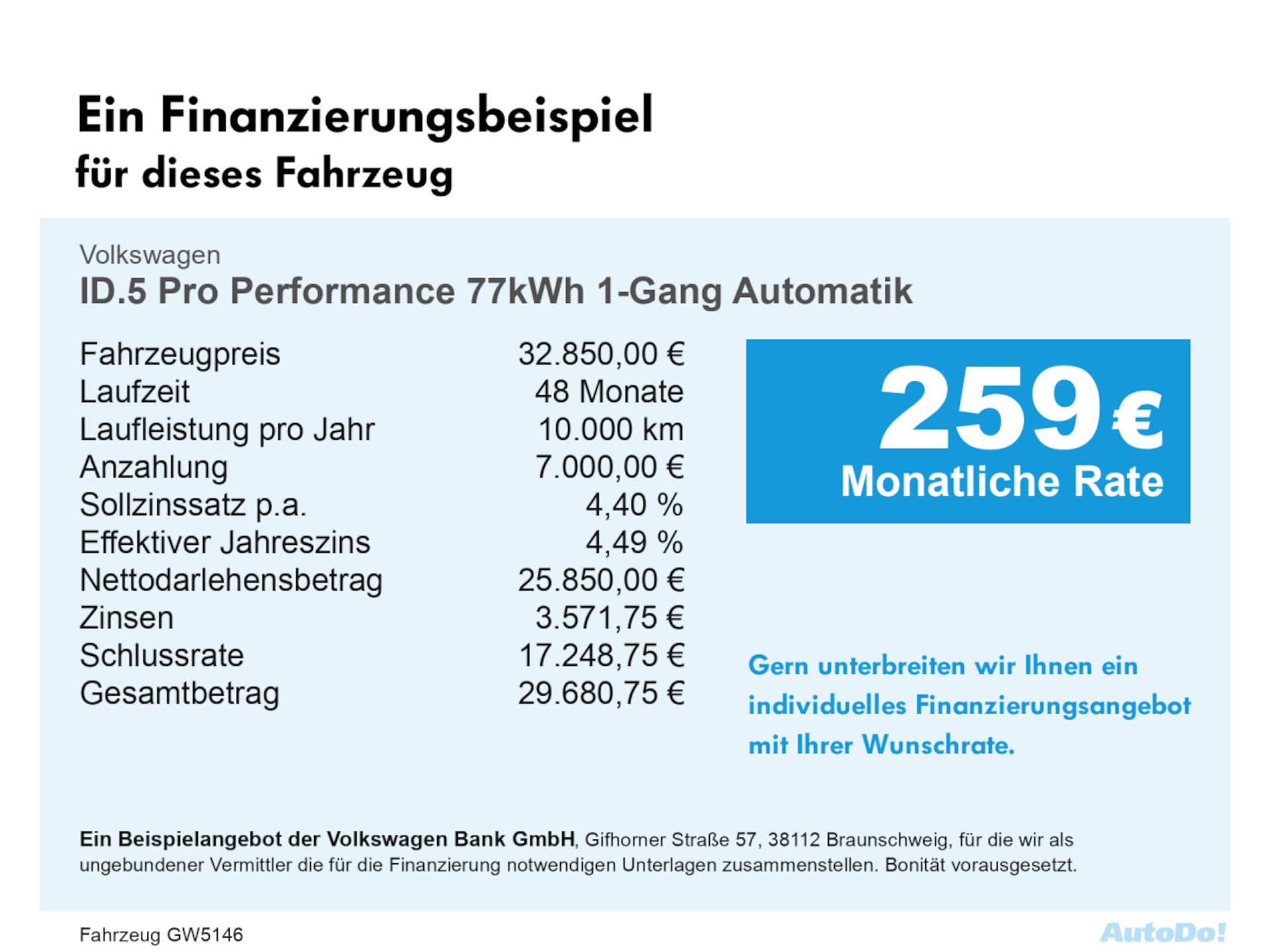 Volkswagen ID.5 Pro Performance