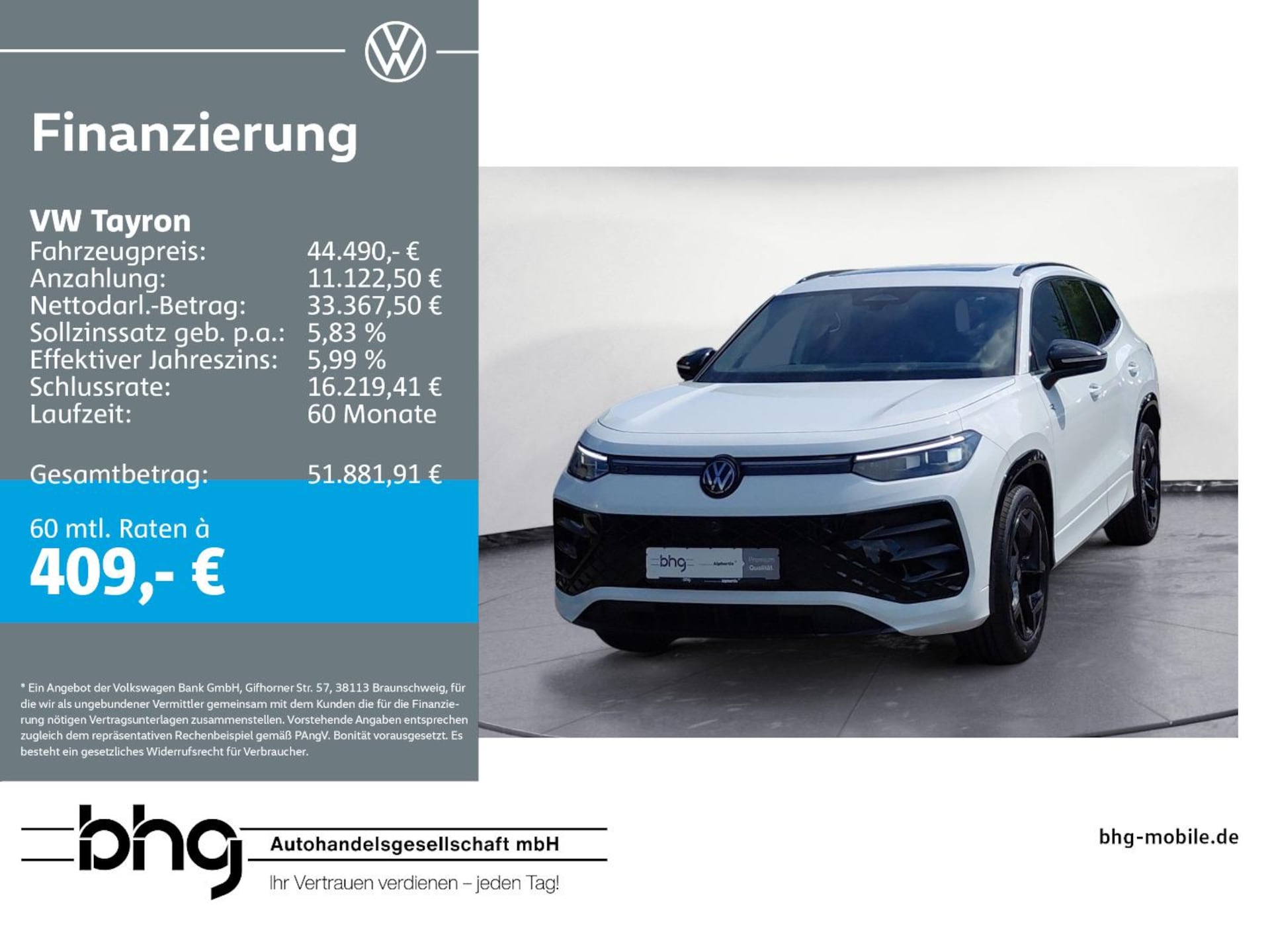 Volkswagen Tayron R-Line