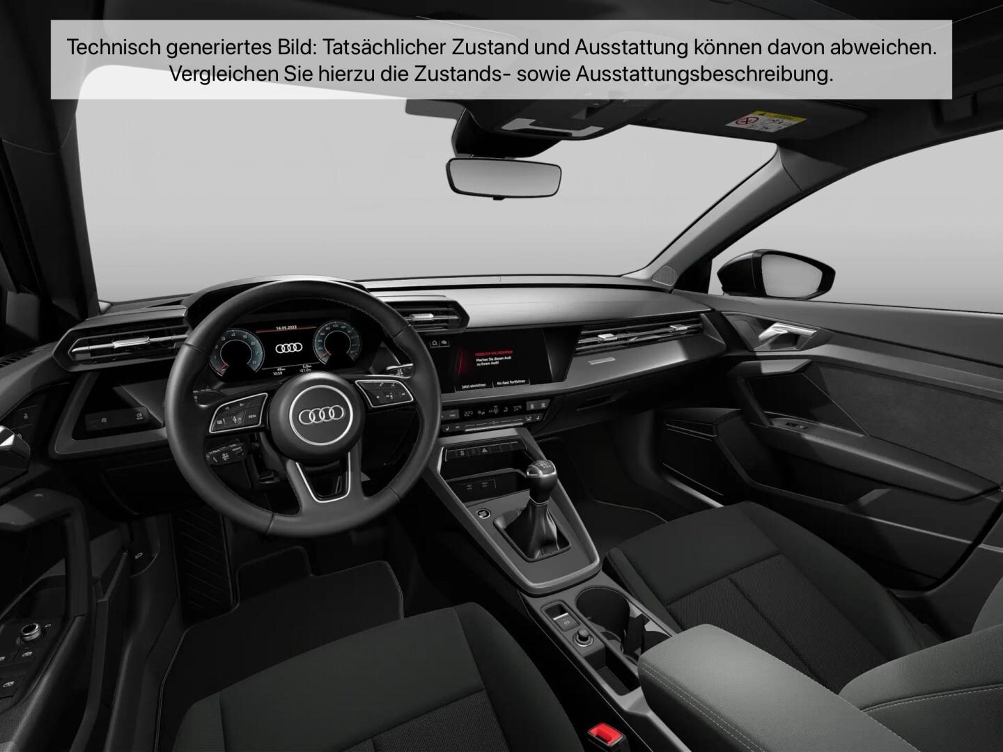 Bild über Audi A3 Sportback S line 30 TFSI Schaltgetriebe - für weitere Informationen kontaktieren Sie den Audi Partner