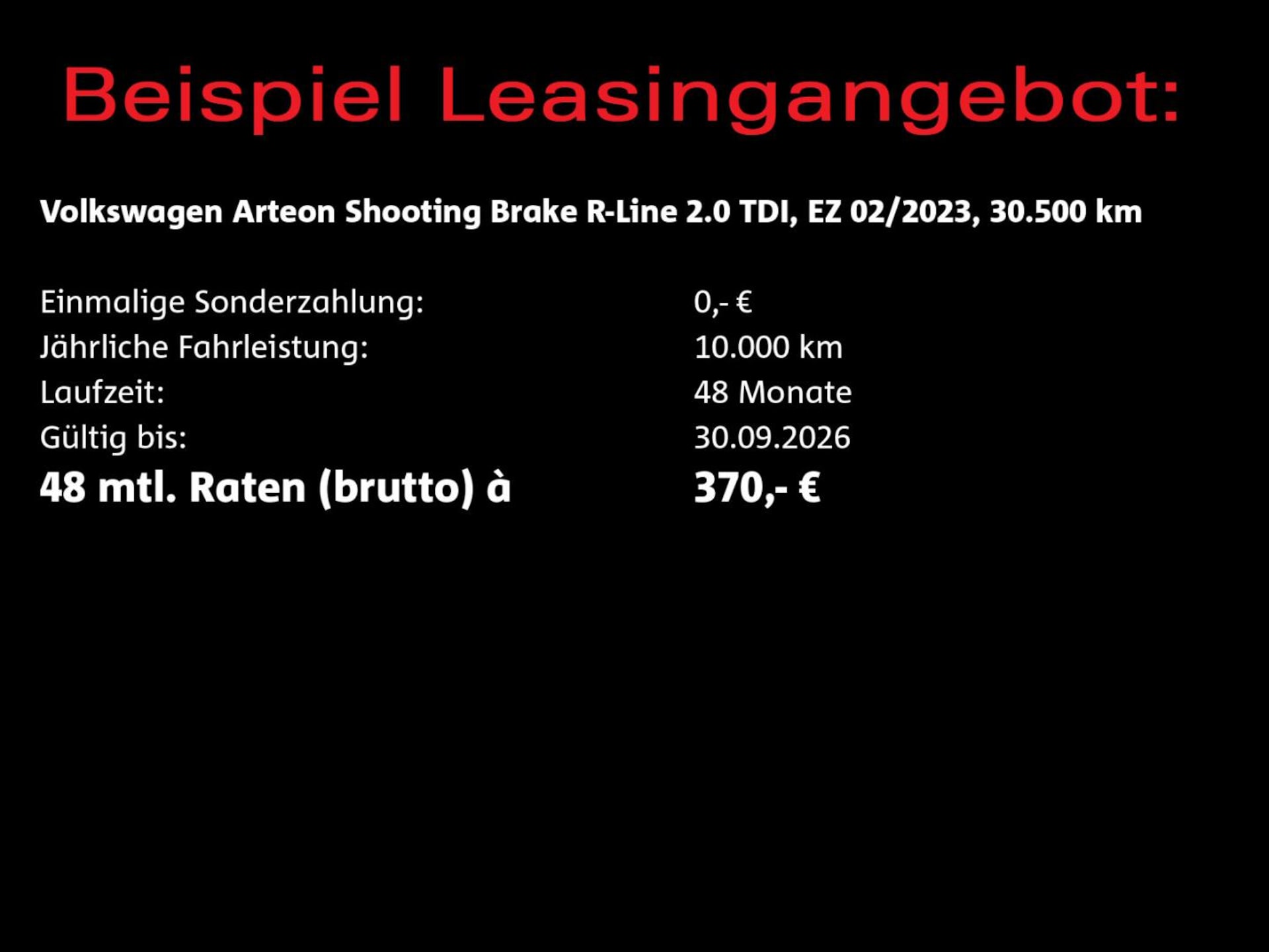 Volkswagen Arteon Shooting Brake R-Line