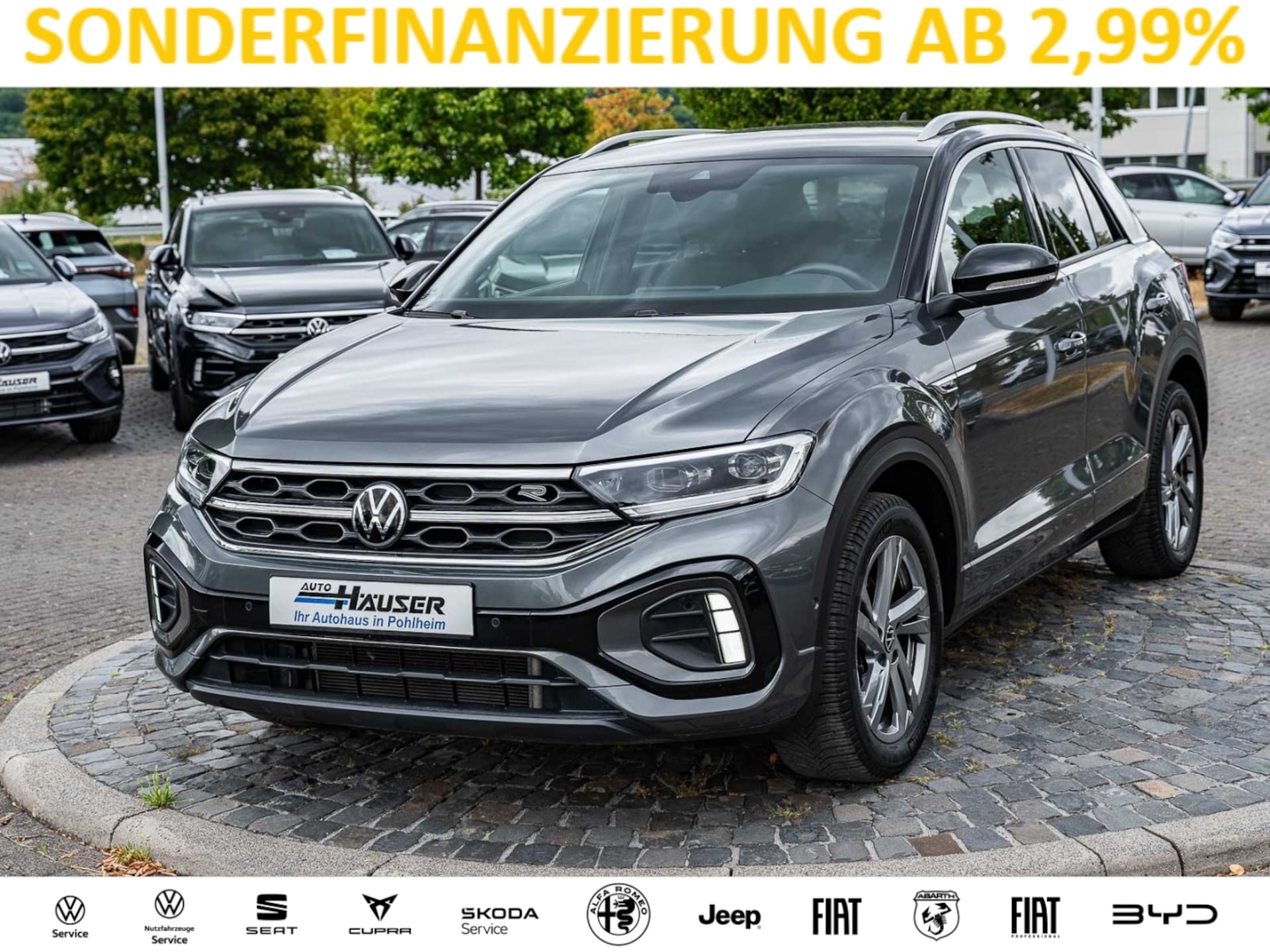 Volkswagen T-Roc 2023 — R-Line 1.0 TSI NAVI KAMERA PARK ACC LED APP-CONNECT