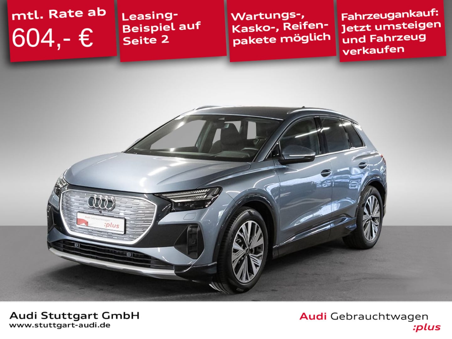Bild über Audi Q4 e-tron 40 e-tron 150 kW - für weitere Informationen kontaktieren Sie den Audi Partner