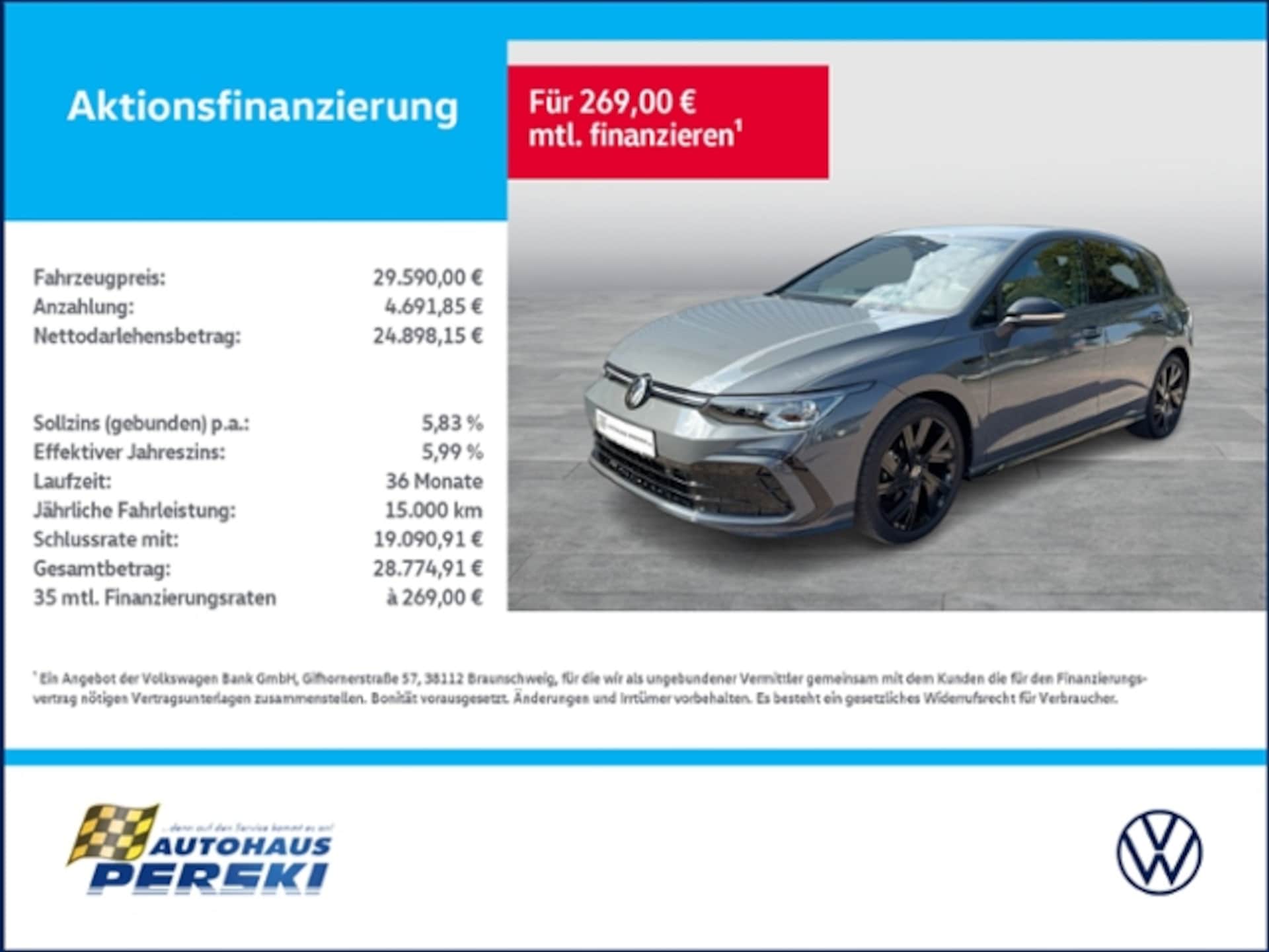 Volkswagen Golf — Volkswagen Golf VIII 8 1.5 eTSI DSG Black Style MATRIX-LED, KLIMA, NAVI, AHK, KAMERA