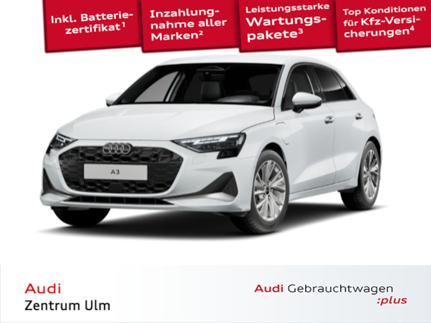 Bild über Audi A3 Sportback TFSI e TFSI e 150 kW S tronic - für weitere Informationen kontaktieren Sie den Audi Partner