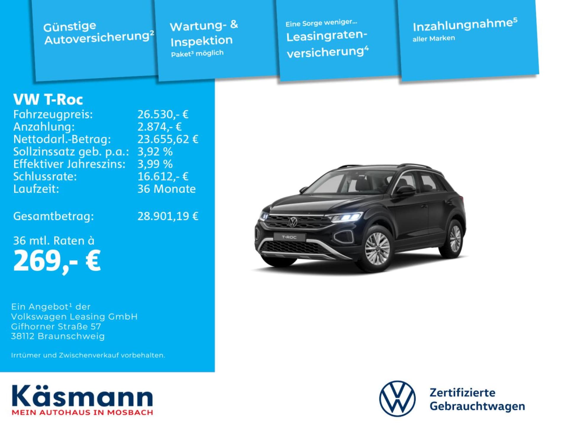 Volkswagen T-Roc Life