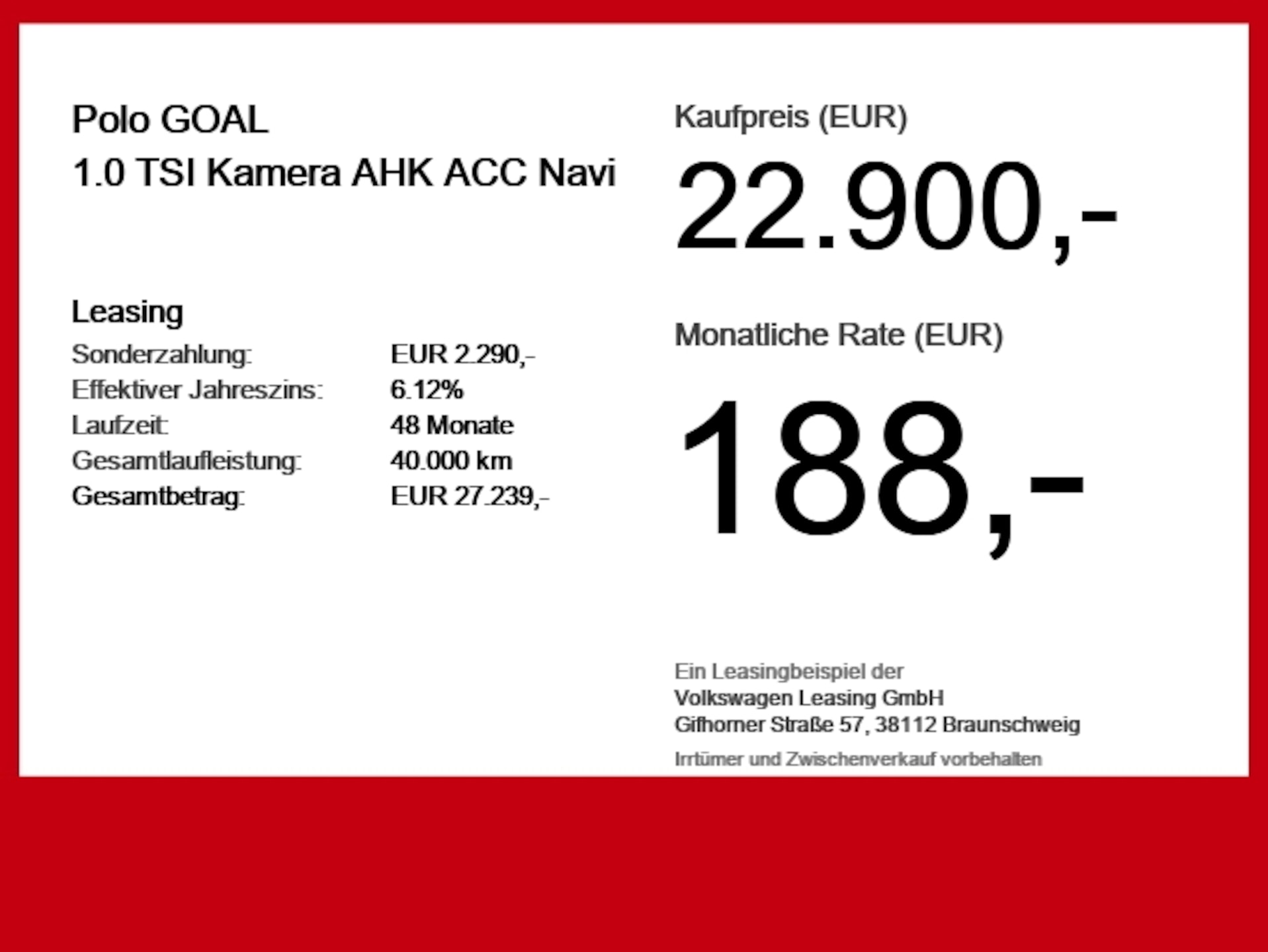 Volkswagen Polo Goal
