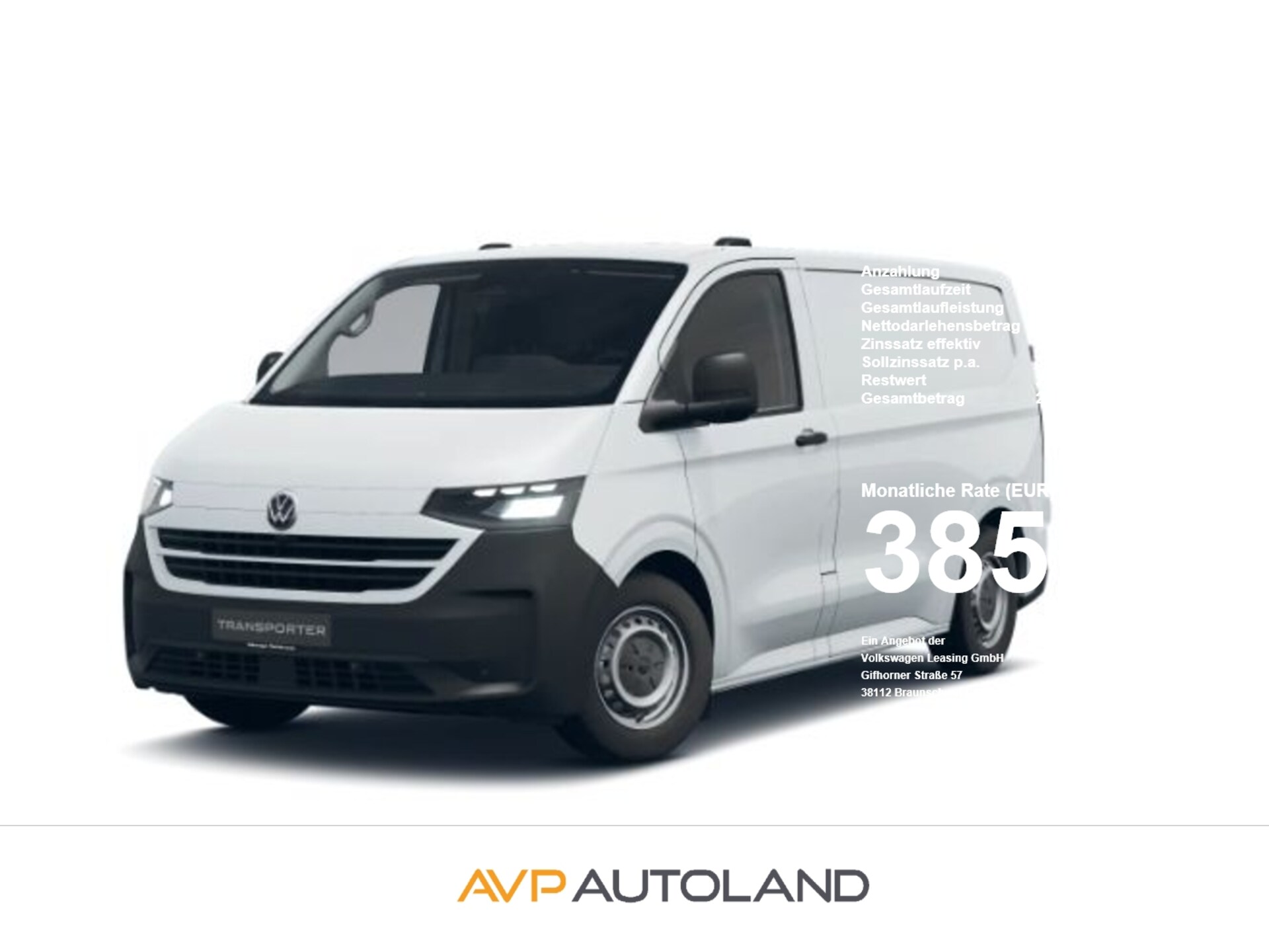 Volkswagen Transporter Kasten kurzer Radstand