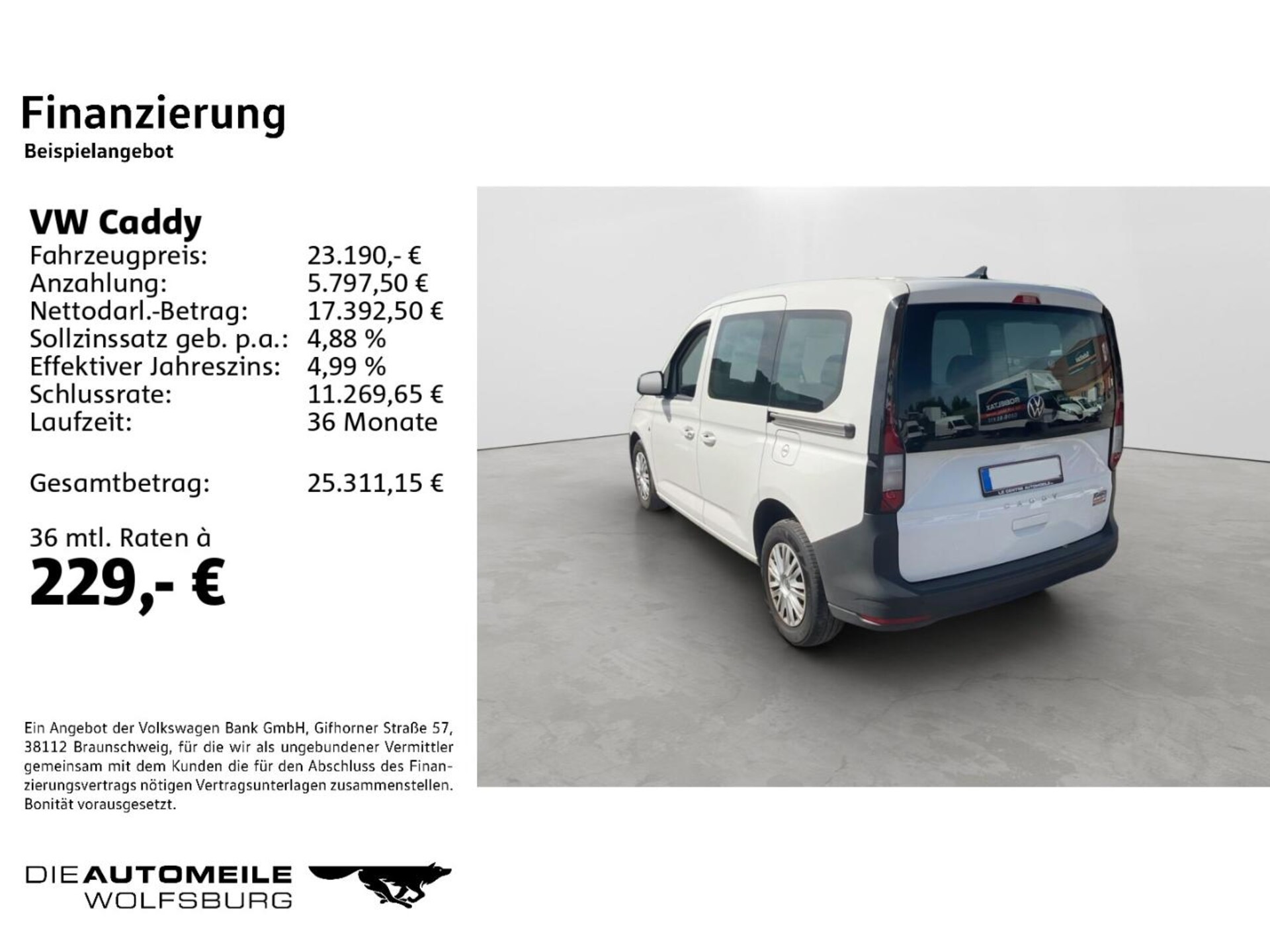Volkswagen Caddy Basis-Modell