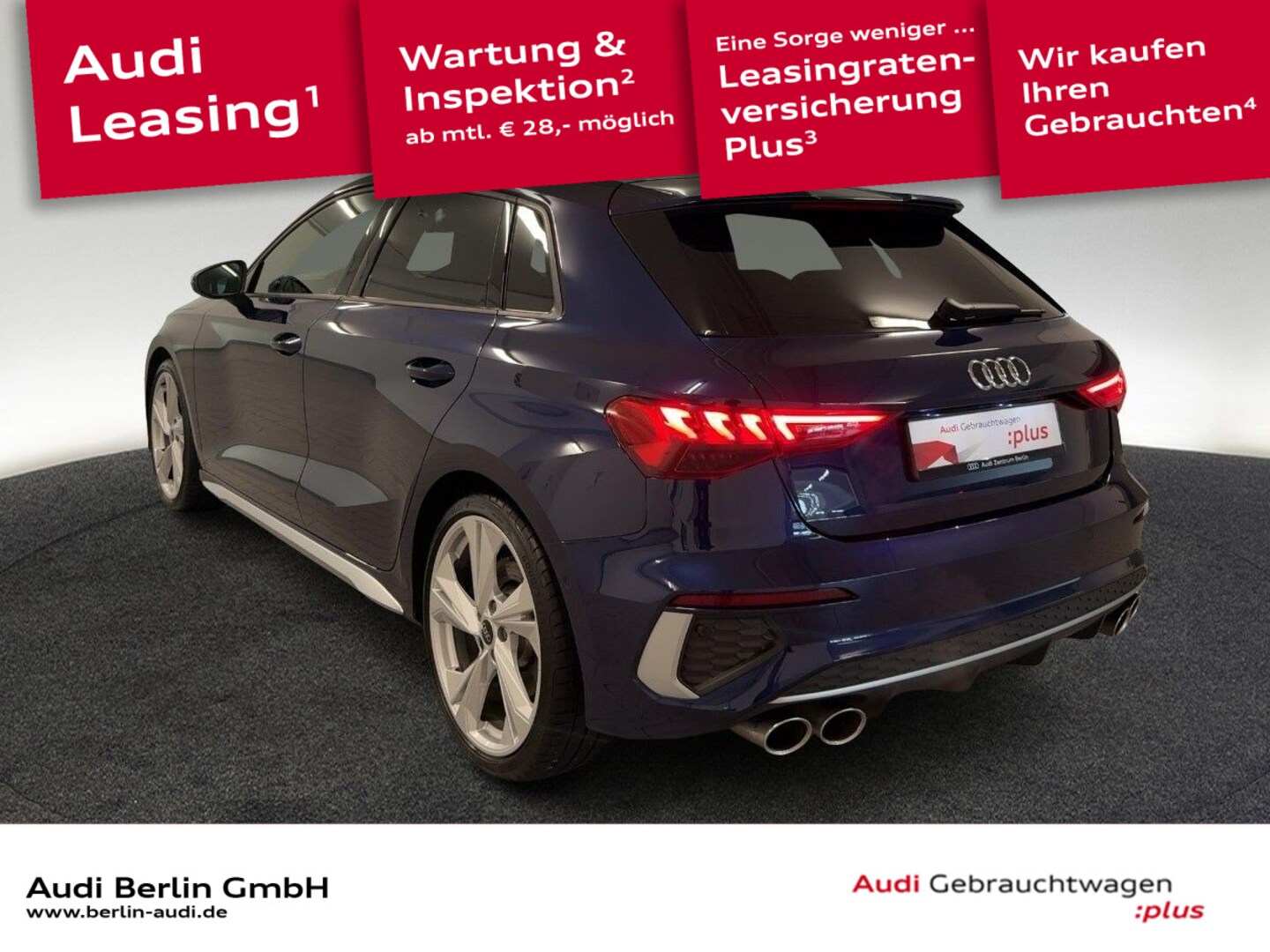 Bild über Audi S3 Sportback TFSI quattro S tronic - für weitere Informationen kontaktieren Sie den Audi Partner