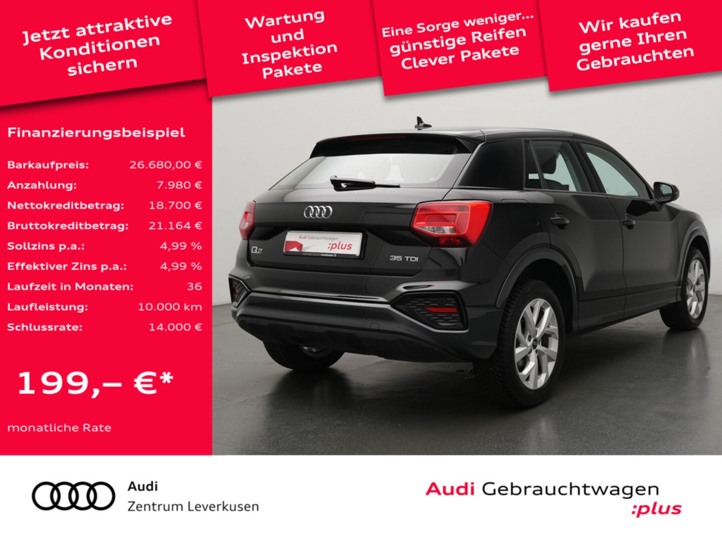 Bild über Audi Q2 advanced 35 TDI S tronic - für weitere Informationen kontaktieren Sie den Audi Partner