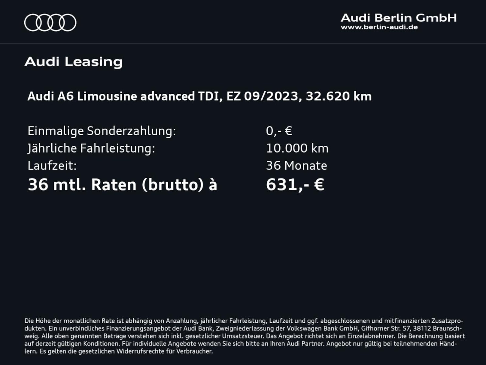 Audi A6 Limousine – Bild 4