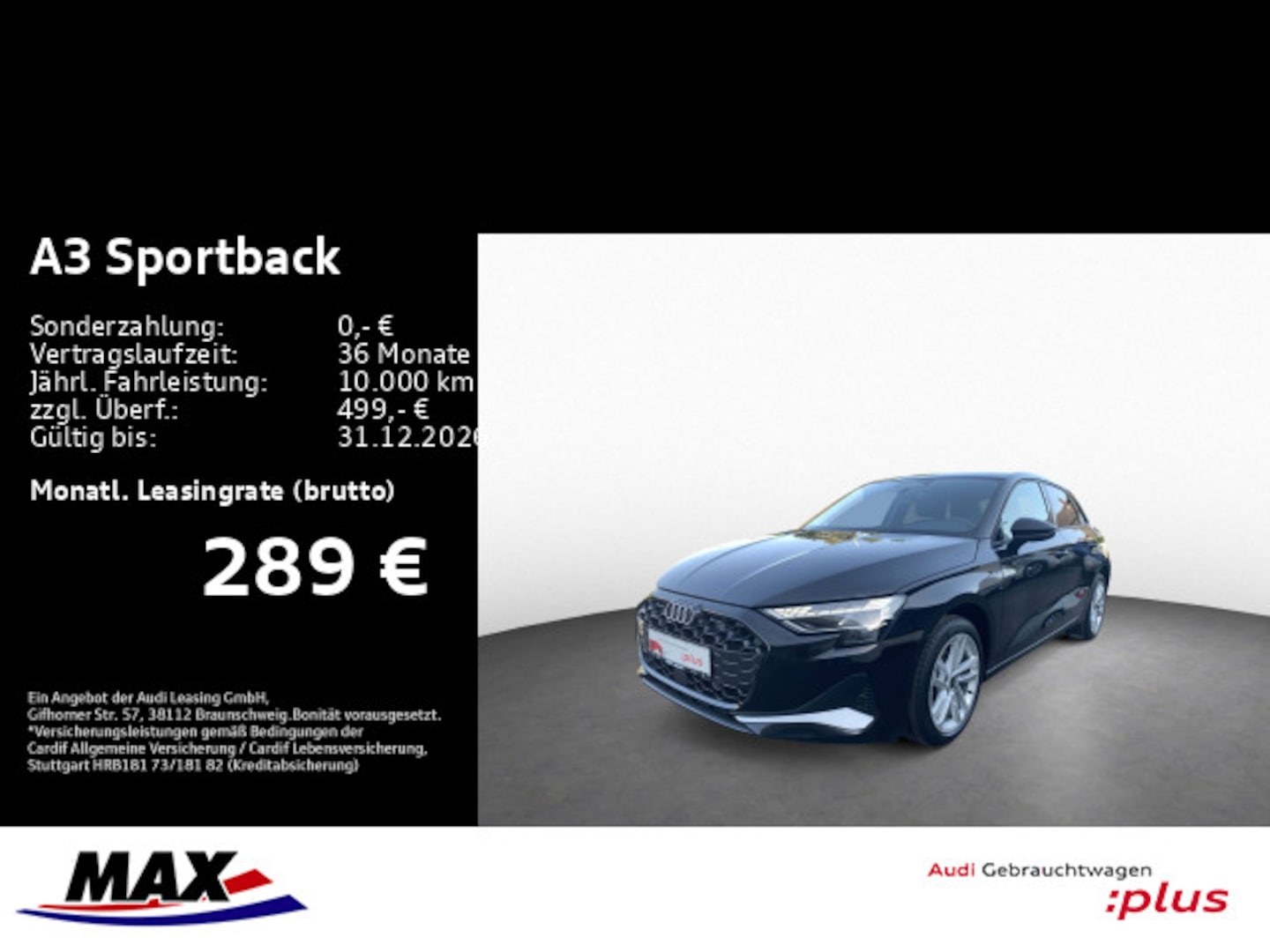 Bild über Audi A3 Sportback TFSI Schaltgetriebe - für weitere Informationen kontaktieren Sie den Audi Partner