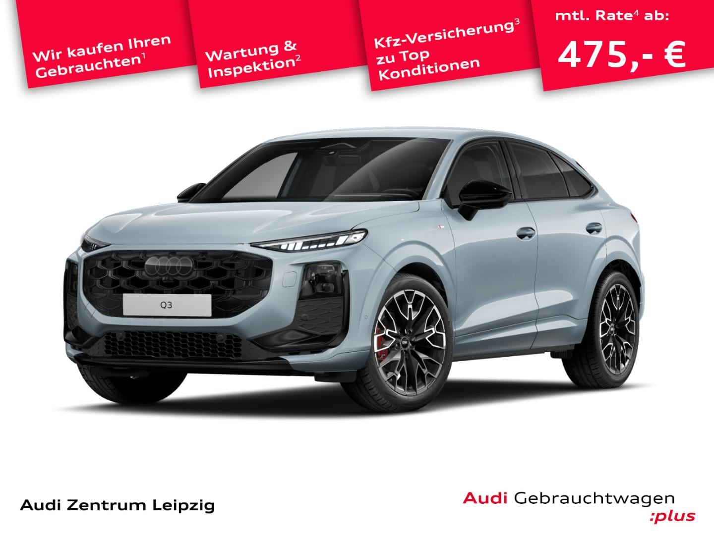 Bild über Audi Q3 Sportback TFSI 110 kW S tronic - für weitere Informationen kontaktieren Sie den Audi Partner