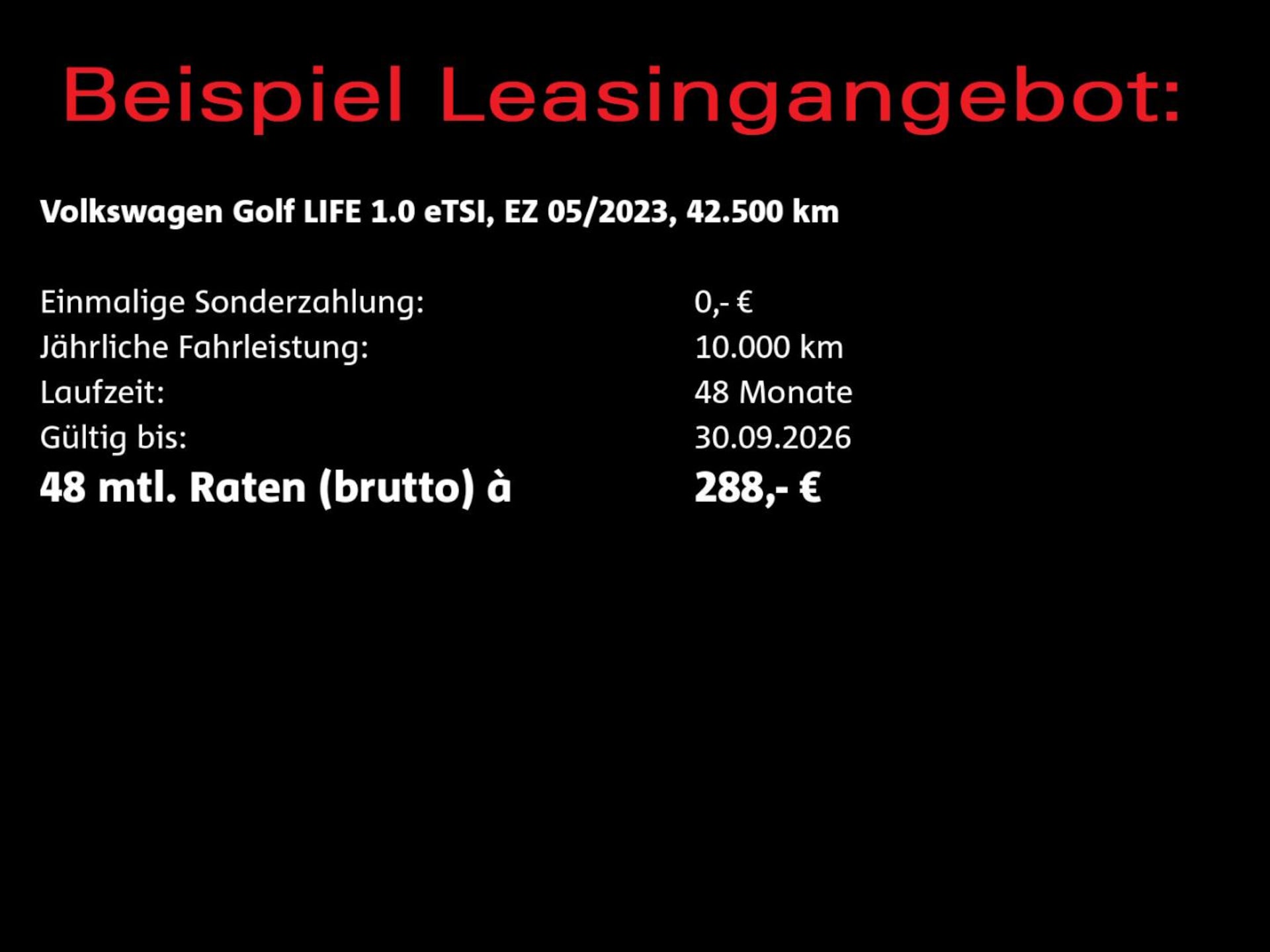 Volkswagen Golf Life