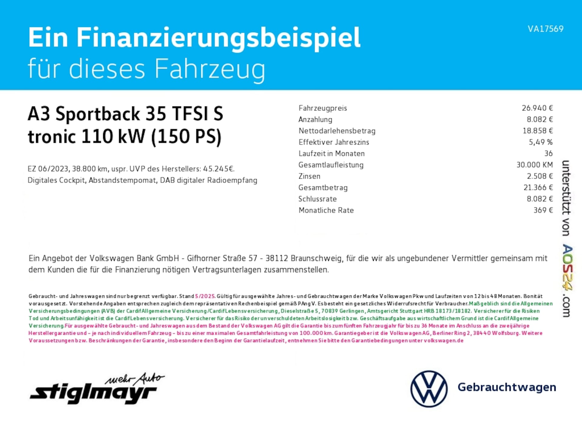Audi A3 Sportback