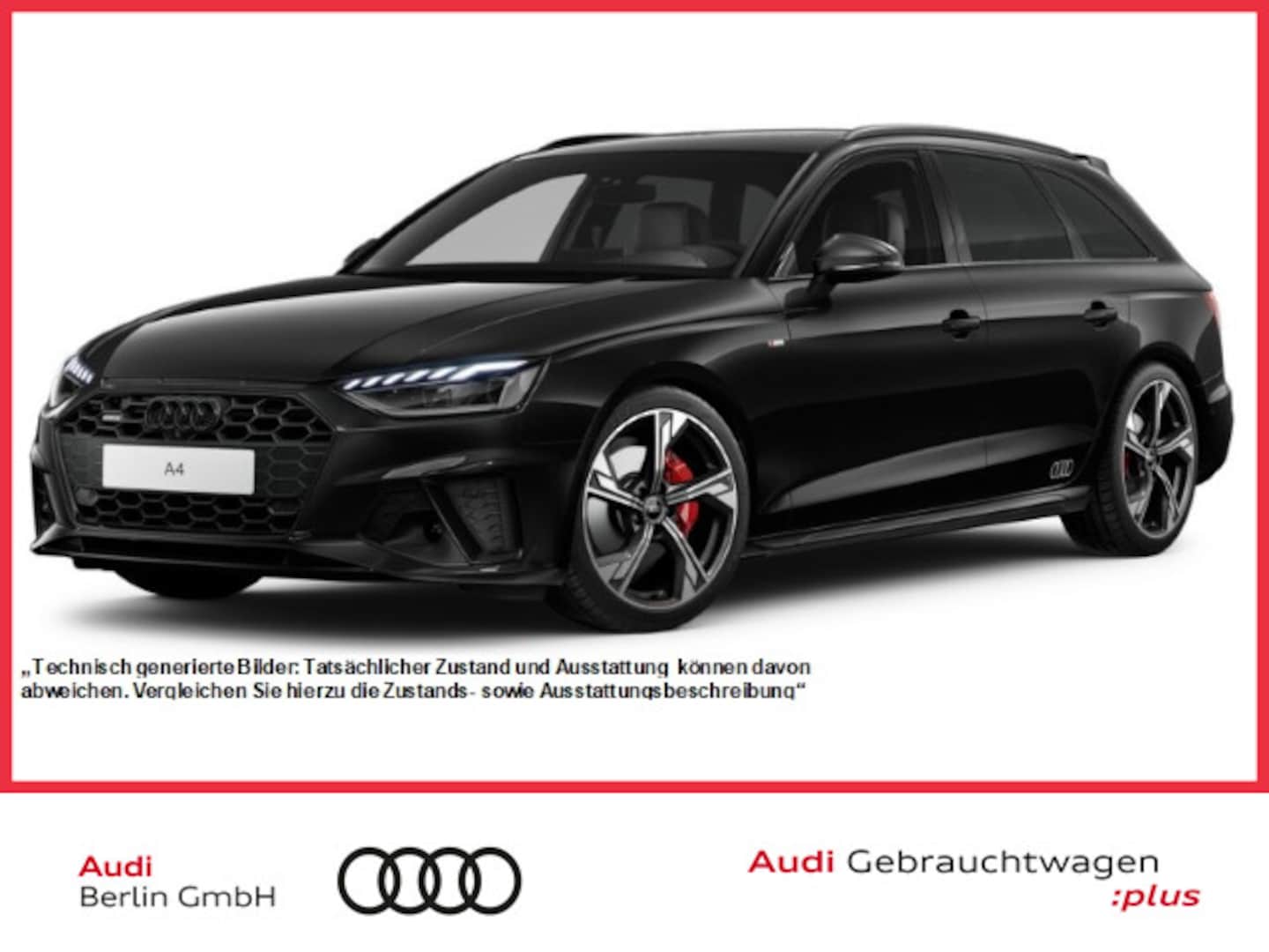 Bild über Audi A4 Avant S line 40 TFSI quattro S tronic - für weitere Informationen kontaktieren Sie den Audi Partner