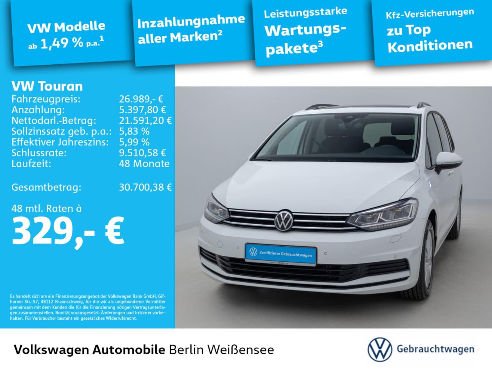 Volkswagen Touran – Bild 2