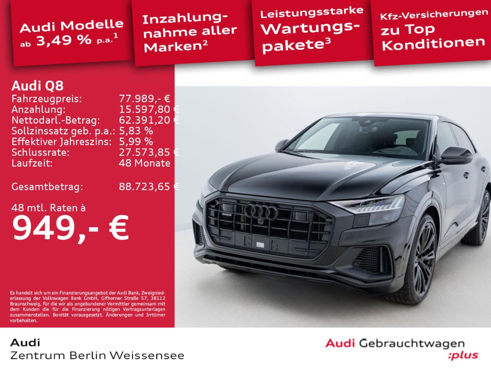 Audi Q8 SUV TFSI e