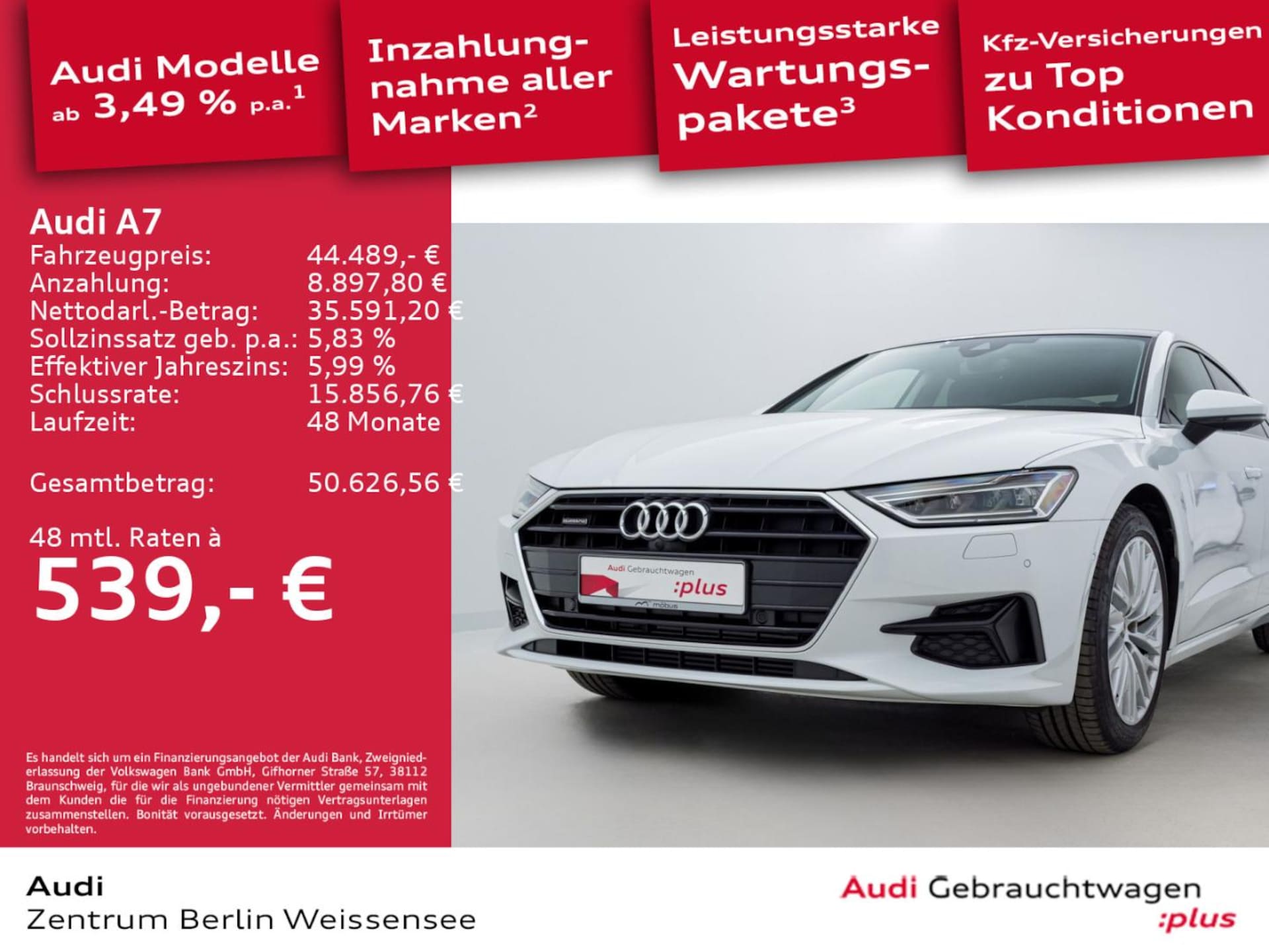 Audi A7 Sportback TFSI e