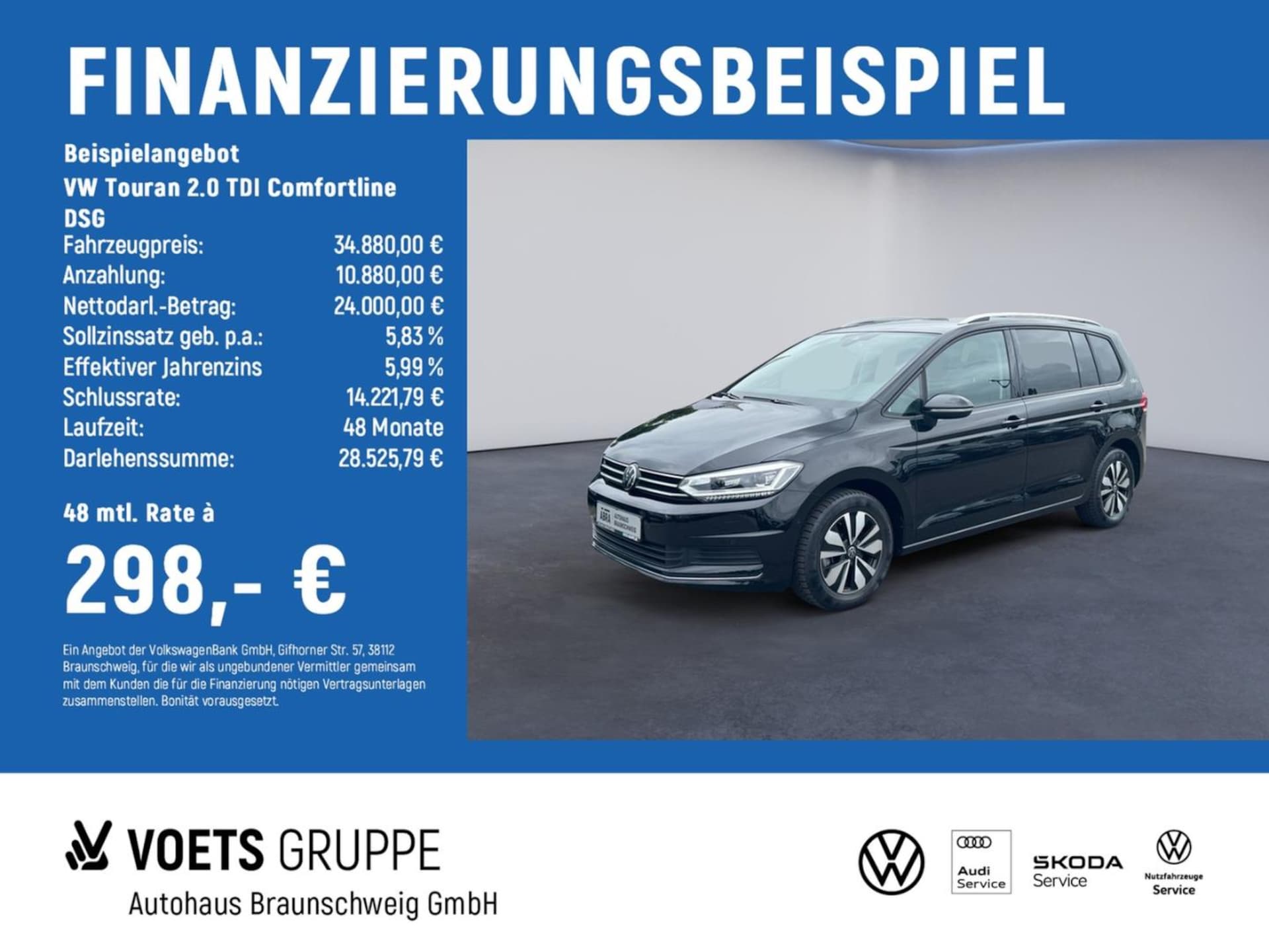 Volkswagen Touran — Volkswagen Touran Touran 2.0 TDI Comfortline DSG IQ.LIGHT+AHK+CAM