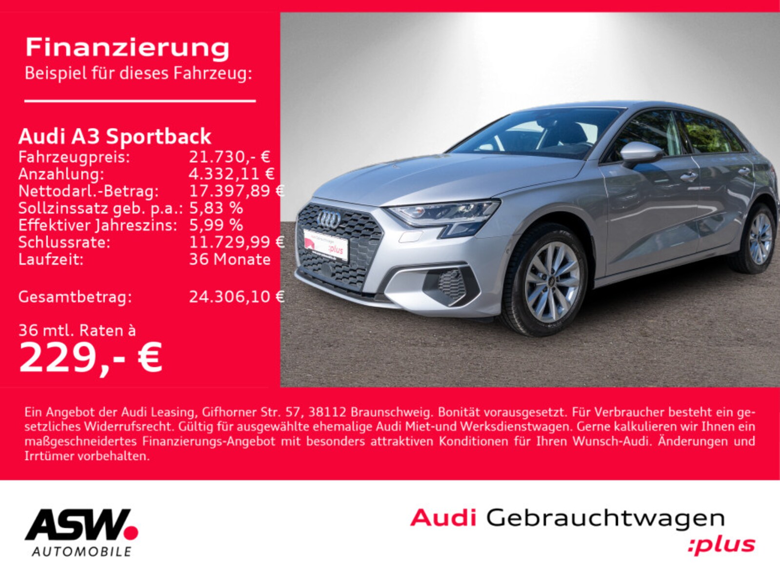 Audi A3 Sportback – Bild 2