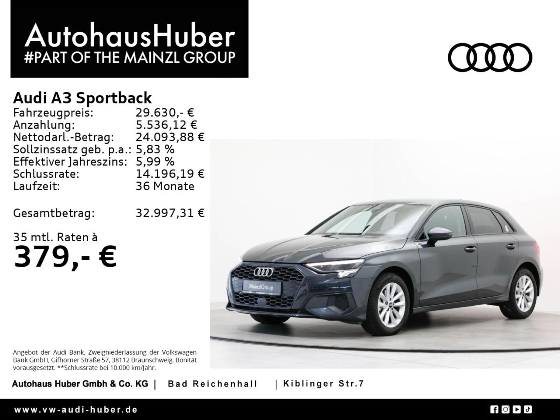 Audi A3 Sportback