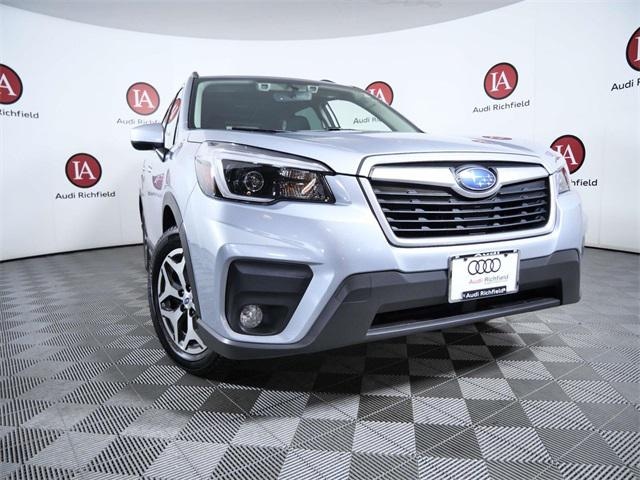 Used 2021 Subaru Forester Premium with VIN JF2SKAFC2MH490895 for sale in Richfield, Minnesota