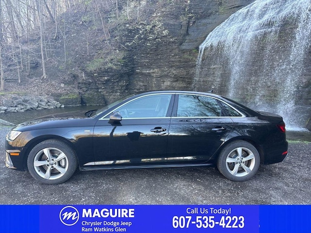 Used 2019 Audi A4 Premium with VIN WAUDNAF40KA076833 for sale in Ithaca, NY