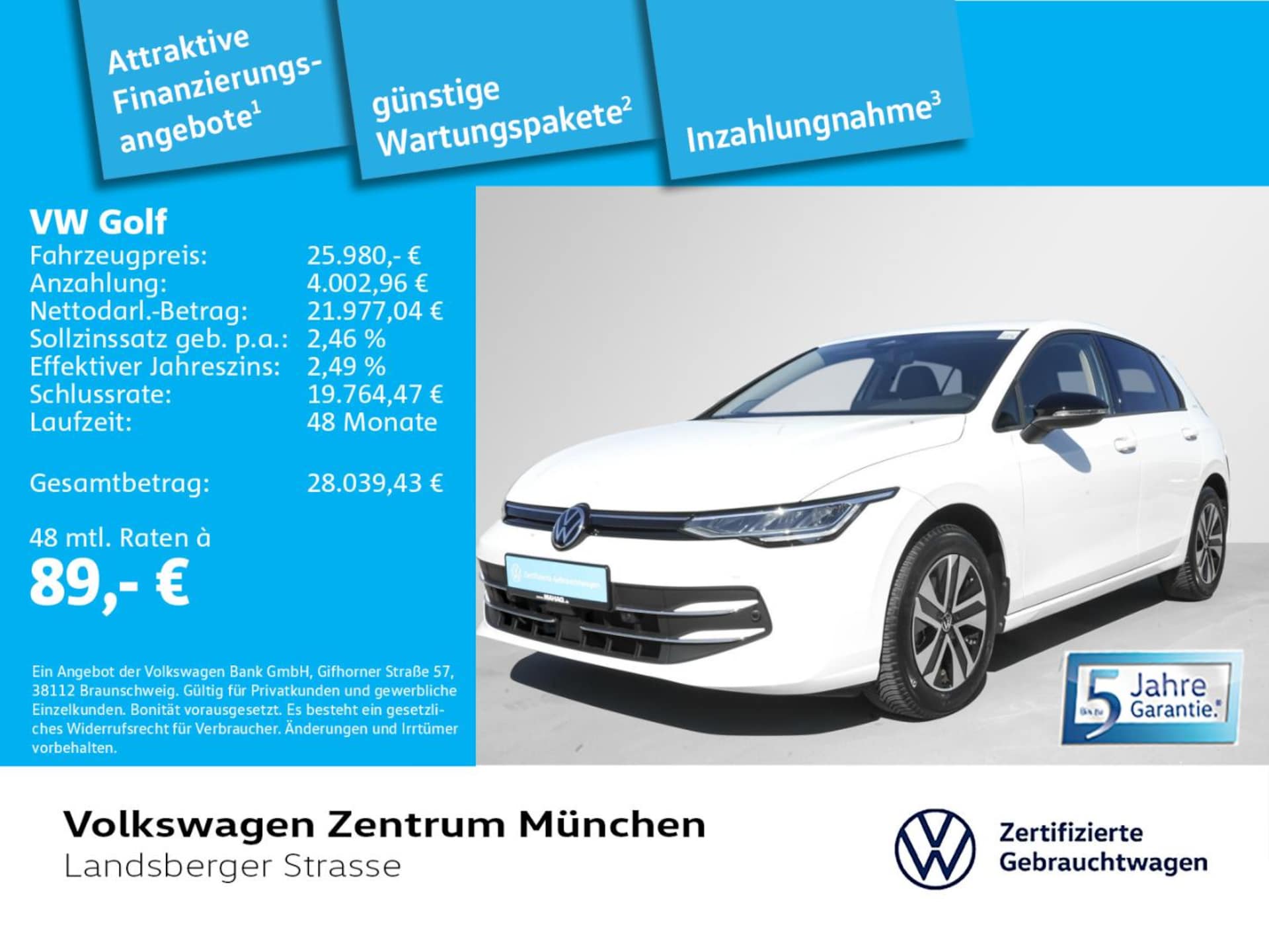 Volkswagen Golf ENERGY