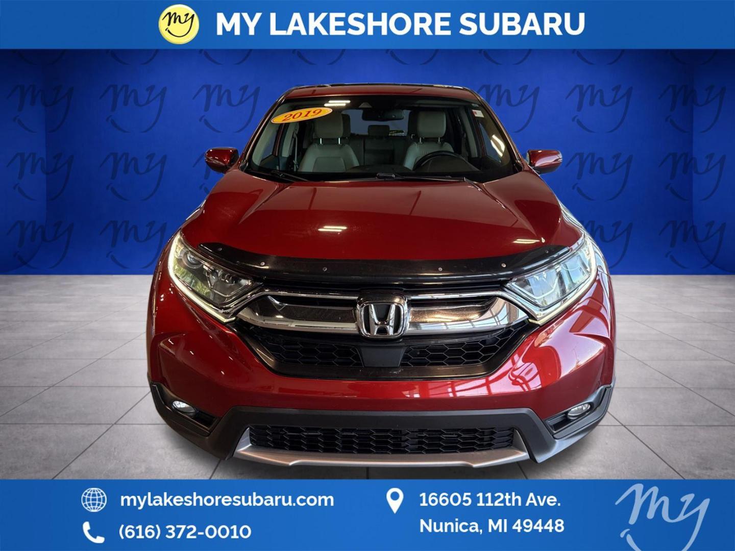Used 2019 Honda CR-V EX-L with VIN 2HKRW2H8XKH629864 for sale in Muskegon, MI