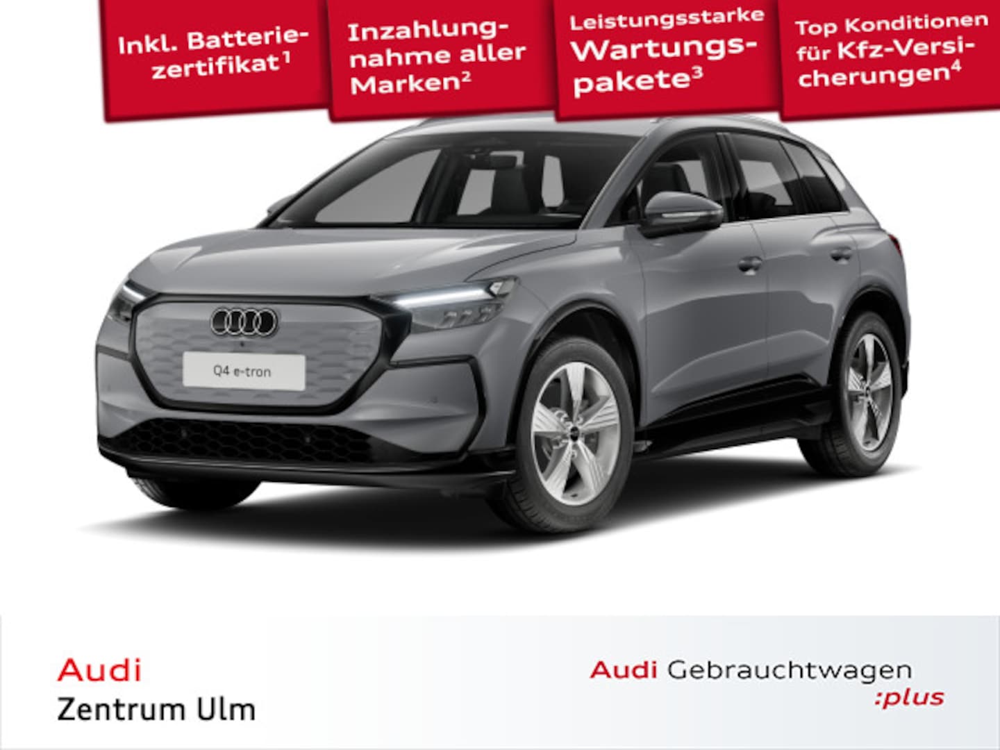 Bild über Audi Q4 SUV e-tron e-tron 150 kW - für weitere Informationen kontaktieren Sie den Audi Partner