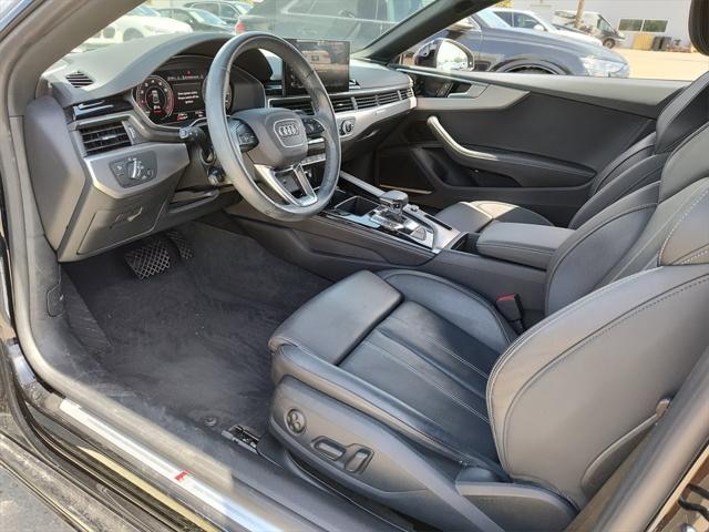 Used 2022 Audi A5 Coupe Premium Plus with VIN WAUTAAF56NA020318 for sale in Lafayette, LA